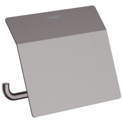 Держатель туалетной бумаги с крышкой, AddStoris Hansgrohe, 41753340 цвет: черный