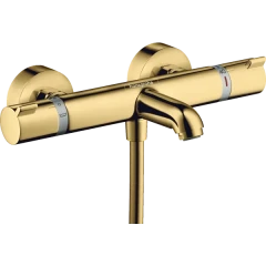 Смеситель для ванны с термостатом, Ecostat Comfort Hansgrohe, 13114990 цвет: золото
