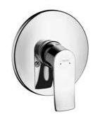 Купить купить смеситель для душа скрытого монтажа, metris hansgrohe, 31686000 цвет: хром