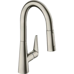 Смеситель для кухни, с вытяжным душем, Talis M51 Hansgrohe, 72815800 цвет: нержавеющая сталь