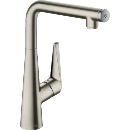 Купить купить смеситель для кухни, с поворотным изливом, talis select m51 hansgrohe, 72820800 цвет: нержавеющая сталь
