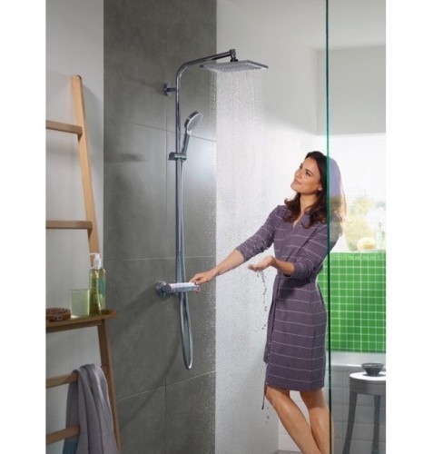 Купить купить душевая система с термостатом, crometta e hansgrohe, 27281000 цвет: хром