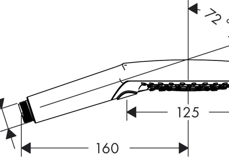 Купить купить ручной душ, raindance select s hansgrohe, 26531000 цвет: хром