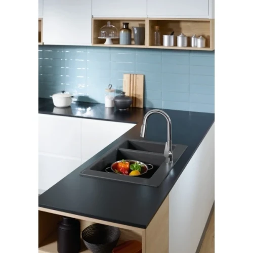 Купить купить смеситель для кухни, с вытяжным душем, talis m51 hansgrohe, 73850800 цвет: нержавеющая сталь