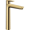 Купить купить смеситель для раковины со сливным гарнитуром, talis e hansgrohe, 71716990 цвет: золото