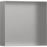 Купить купить настенный короб с открытой рамой, 30х30х10 см, xtrastoris minimalistic hansgrohe, 56073800 цвет: нержавеющая сталь