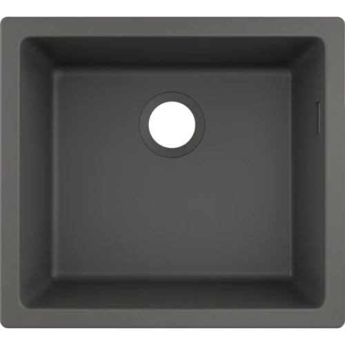 Купить купить раковина для кухни, интегрированная, s51 hansgrohe, 43431290 цвет: серый