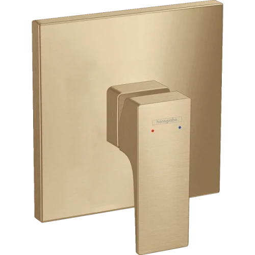 Купить купить смеситель для душа скрытого монтажа, metropol hansgrohe, 32565140 цвет: бронза