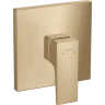 Купить купить смеситель для душа скрытого монтажа, metropol hansgrohe, 32565140 цвет: бронза