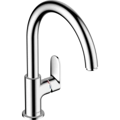 Смеситель для кухни, с поворотным изливом, Vernis Blend M35 Hansgrohe, 71870000 цвет: хром