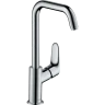 Купить купить смеситель для раковины с поворотным изливом, focus hansgrohe, 31609000 цвет: хром