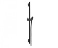 Купить купить душевая штанга s puro 65см со шлангом, unica hansgrohe, 28632670 цвет: черный