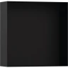 Купить купить настенный короб с открытой рамой, 30х30х10 см, xtrastoris minimalistic hansgrohe, 56073670 цвет: черный