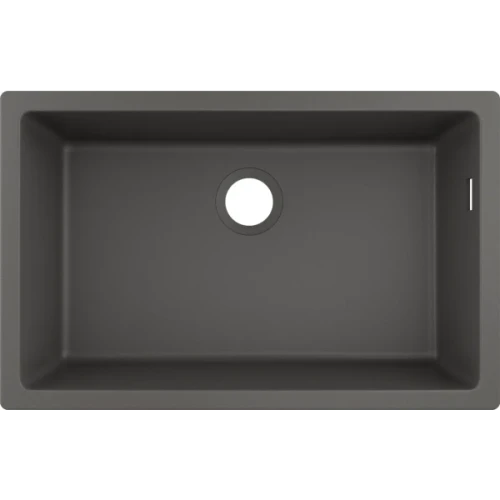 Купить купить раковина для кухни, интегрированная, s51 hansgrohe, 43432290 цвет: серый