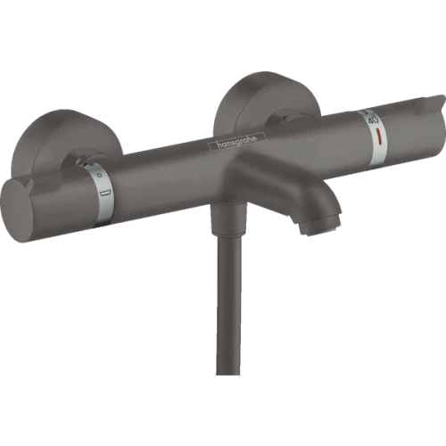 Купить купить смеситель для ванны с термостатом, ecostat comfort hansgrohe, 13114340 цвет: черный