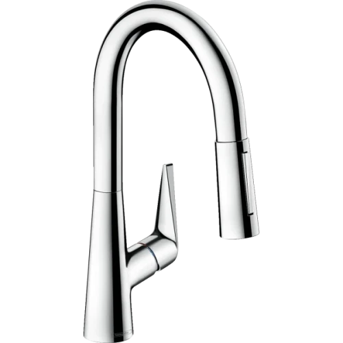 Купить купить смеситель для кухни, с вытяжным душем, talis m51 hansgrohe, 72815000 цвет: хром