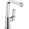 Купить купить смеситель для раковины с поворотным изливом, metris hansgrohe, 31087000 цвет: хром