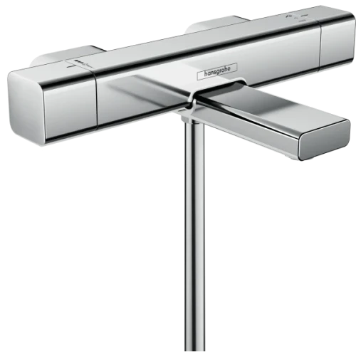 Купить купить смеситель для ванны с термостатом, ecostat e hansgrohe, 15774000 цвет: хром