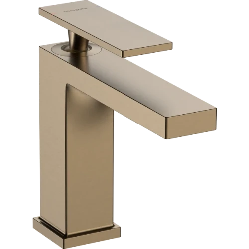 Купить купить смеситель для раковины ecosmart+, tecturis e hansgrohe, 73011140 цвет: бронза