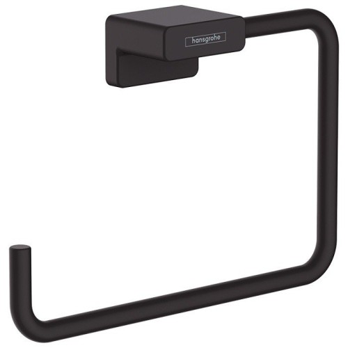 Купить купить кольцо для полотенца 189 мм, addstoris hansgrohe, 41754670 цвет: черный