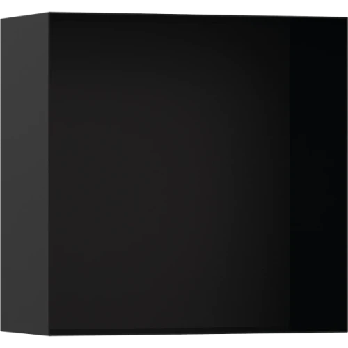Купить купить настенный короб с открытой рамой, 30х30х14 см, xtrastoris minimalistic hansgrohe, 56079670 цвет: черный