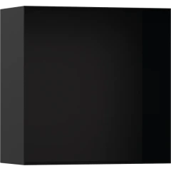 Настенный короб с открытой рамой, 30х30х14 см, XtraStoris Minimalistic Hansgrohe, 56079670 цвет: черный