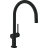 Купить купить смеситель для кухни, eco, talis m54 hansgrohe, 72843670 цвет: черный