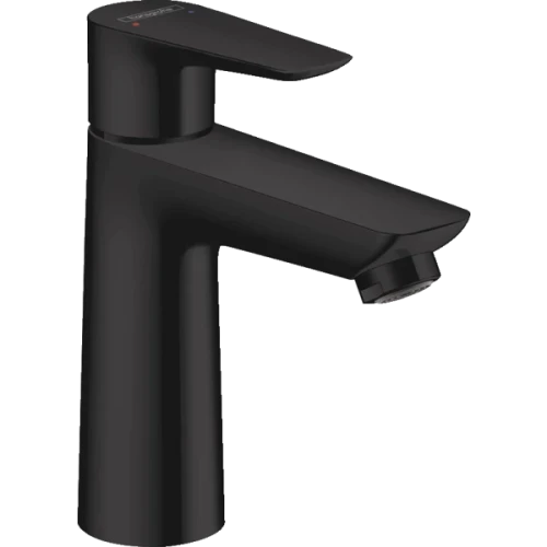 Купить купить смеситель для раковины со сливным гарнитуром, talis e hansgrohe, 71710670 цвет: черный