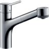 Купить купить смеситель для кухни, с вытяжным душем, talis m52 hansgrohe, 73860000 цвет: хром
