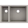 Купить купить раковина для кухни, интегрированная, с двумя чашами 180/450, s51 hansgrohe, 43433380 цвет: серый