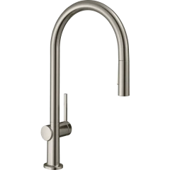 Смеситель для кухни, с вытяжным душем, Talis M54 Hansgrohe, 72800800 цвет: нержавеющая сталь