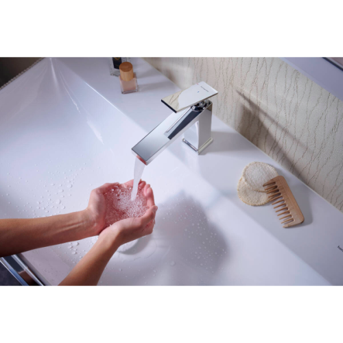 Купить купить смеситель для раковины ecosmart+, tecturis e hansgrohe, 73011000 цвет: хром