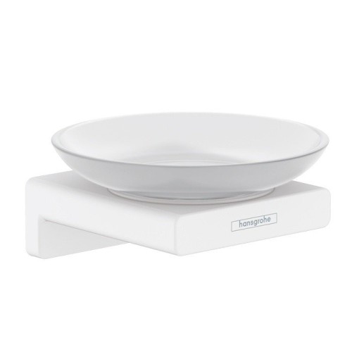 Купить купить мыльница подвесная, addstoris hansgrohe, 41746700 цвет: белый