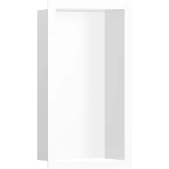 Настенный короб с цветом корпуса и дизайнерской рамой, 30х15х10 см, XtraStoris Individual Hansgrohe, 56096700 цвет: белый