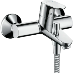 Смеситель для ванны 2 режима расхода воды, Focus Hansgrohe, 31948000 цвет: хром