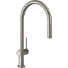 Купить купить смеситель для кухни, с вытяжным душем, talis m54 hansgrohe, 72801800 цвет: нержавеющая сталь