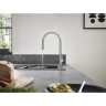 Купить купить смеситель для кухни, с вытяжным душем, talis m54 hansgrohe, 72801800 цвет: нержавеющая сталь