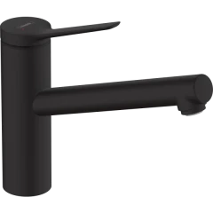 Смеситель для кухни, с поворотным изливом, Zesis M33 Hansgrohe, 74802670 цвет: черный