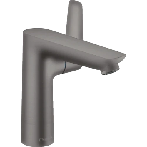 Купить купить смеситель для раковины со сливным гарнитуром, talis e hansgrohe, 71754340 цвет: черный