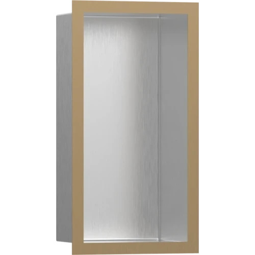 Купить купить настенный короб с цветом корпуса и дизайнерской рамой, 30х15х10 см, xtrastoris individual hansgrohe, 56094140 цвет: нержавеющая сталь