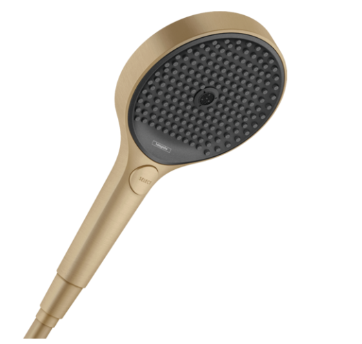 Купить купить ручной душ, rainfinity hansgrohe, 26864140 цвет: бронза