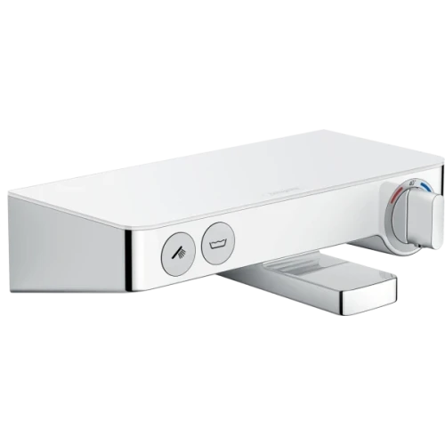 Купить купить смеситель для ванны с термостатом, showertablet select hansgrohe, 13151400 цвет: белый
