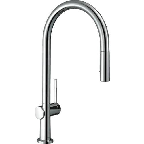Купить купить смеситель для кухни, eco, с вытяжным душем, talis m54 hansgrohe, 72842000 цвет: хром