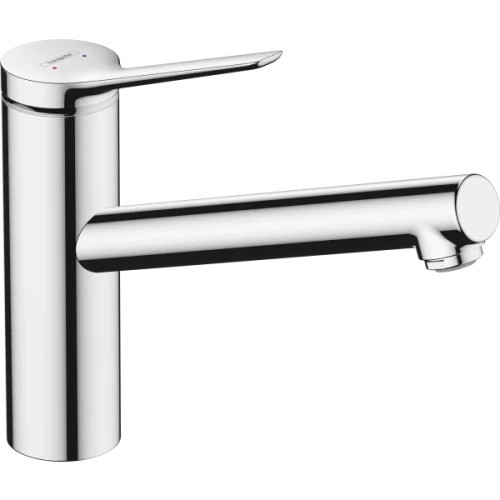 Купить купить смеситель для кухни, с поворотным изливом, для водонагревателей открытого типа, zesis m33 hansgrohe, 74811000 цвет: хром