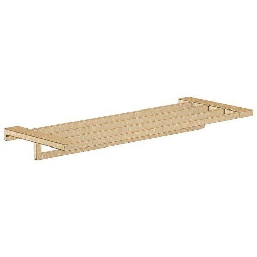 Купить купить полка для полотенец 648 мм, addstoris hansgrohe, 41751140 цвет: бронза