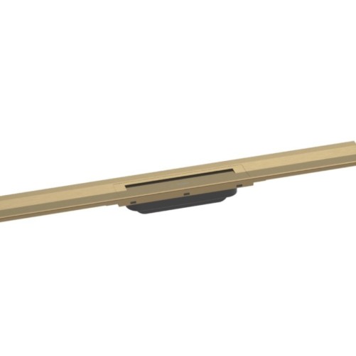 Купить купить внешняя часть трапа для душа 80 см, укорачиваемая, raindrain flex hansgrohe, 56051140 цвет: бронза