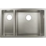 Купить купить раковина для кухни, интегрированная, с двумя чашами 180/450, s71 hansgrohe, 43429800 цвет: нержавеющая сталь