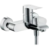 Купить купить смеситель для ванны, metris hansgrohe, 31480000 цвет: хром