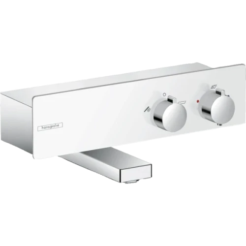 Купить купить смеситель для ванны с термостатом, showertablet hansgrohe, 13107400 цвет: белый