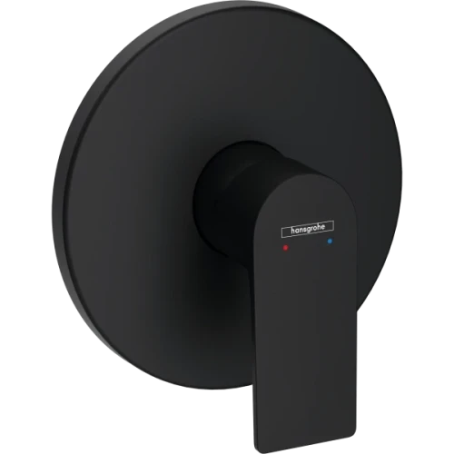 Купить купить смеситель для душа скрытого монтажа, rebris e hansgrohe, 72668670 цвет: черный